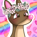 pink reindeer roblox world