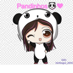 Pandinhas Rosas da Gigi ツ