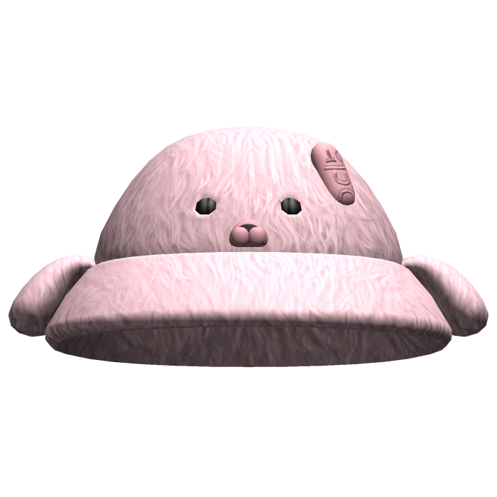 Kawaii Seal Bucket Hat Pink