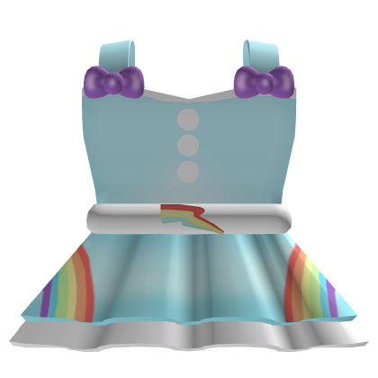 Cute Rainbow Pony Christmas Dress thumbnail