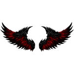 Crimson Archangel Wings