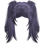 Purple Hair witch Pigtails ♡ Free ♡
