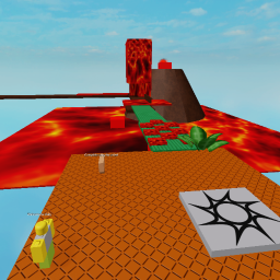 Volcano course obby