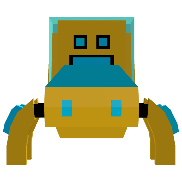 Yellow mini robot