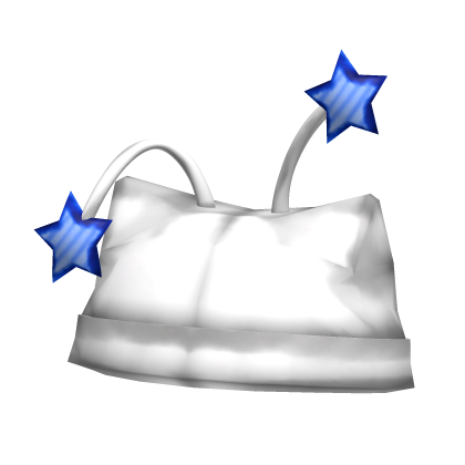 [NEW 🚨] Bedtime Star Antenna Beanie White/Blue