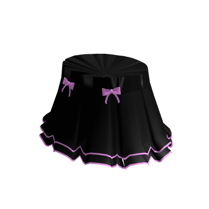 Black and Pink Y2k Skirt thumbnail