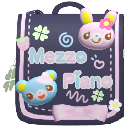 ♡ Cute mezzo piano backpack dark blue