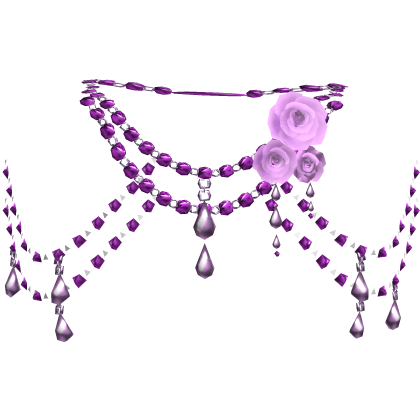 Purple Body Front Jewelry w Roses 3.0 Roblox item