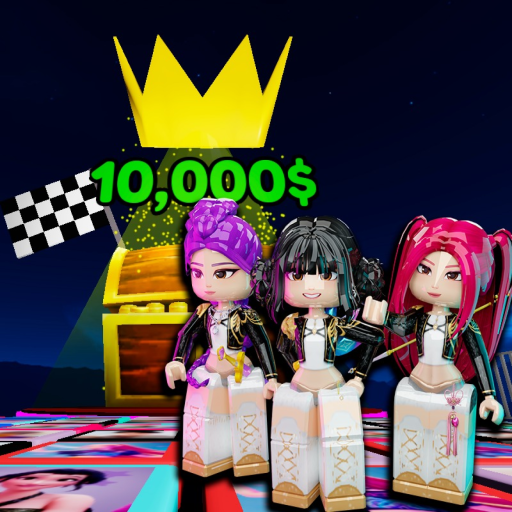 Kpop Demon Hunters Easy Color Bridge official Roblox game thumbnail