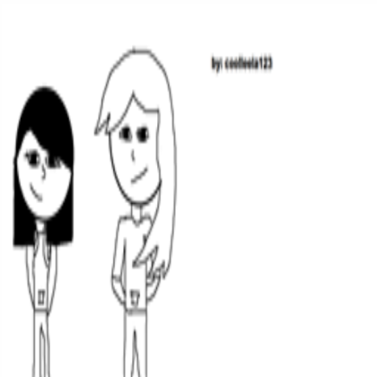 2 girls w/ hoodie Roblox decal