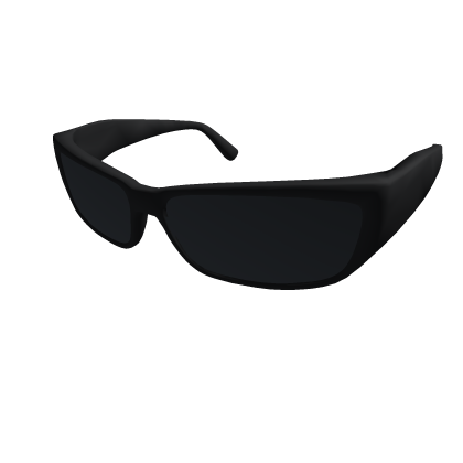 Black Y2K Style Glasses