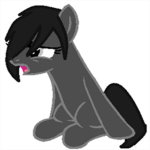 pony taking a dump