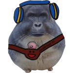 chinchilla gorilla after becoming kirbe