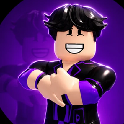Purple GG Roblox group icon