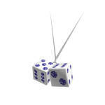 Sapphire Dice Necklace
