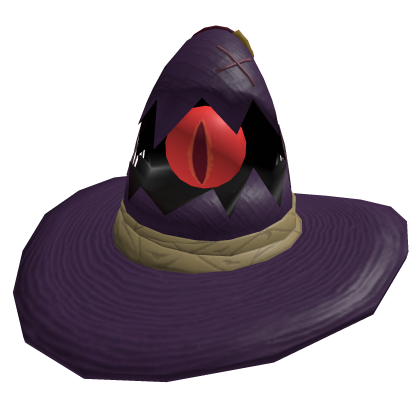 Mysterious Witch Glass Eye Hat (Purple)