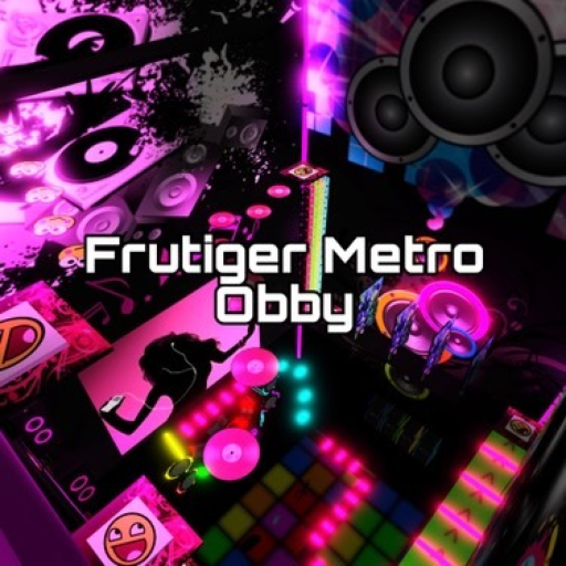 frutiger metro obby! (100k!) official Roblox game thumbnail