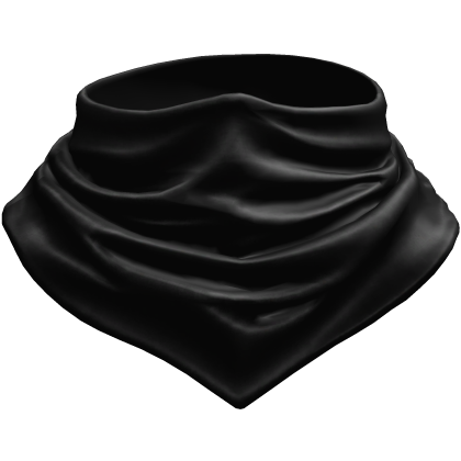 Realistic Black Silk Tactical Neck Face Mask