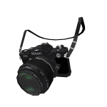 [1.0] Vintage Film Camera w/ Strap