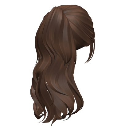 Cute Loose Curly Ponytail Hair (Chesnut Brown) Roblox item