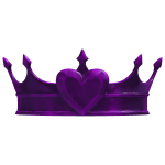 (In Group Store)Fatal Affection Purple Heart Crown