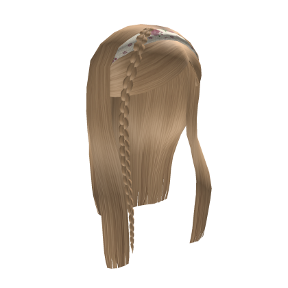 Soft Girl Headband Hair W Braid [Blonde] Roblox item