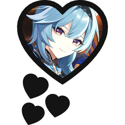 Eula Thinking Hearts Genshin Impact