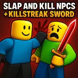 Slap and kill npcs + Killstreak sword icon