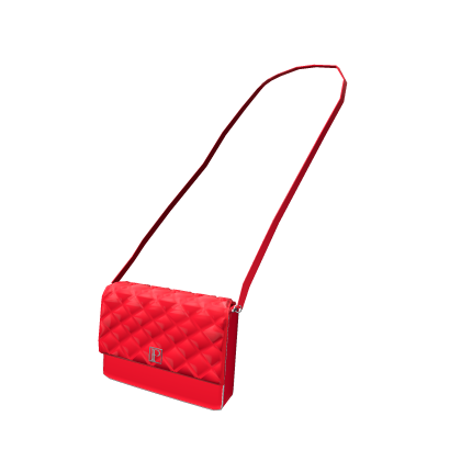 Red Luxury Diamond Pattern Purse (3.0) thumbnail