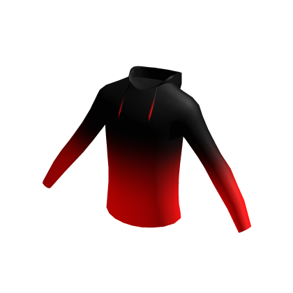 Sweatshirt Fade Black Red Hoodie Halloween thumbnail