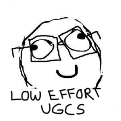 Low Effort UGCs Roblox group icon