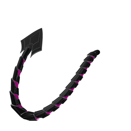 Cyber Devil Tail (Black & Pink)