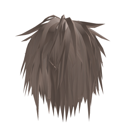 Fluffy Messy Ash Brown Hair