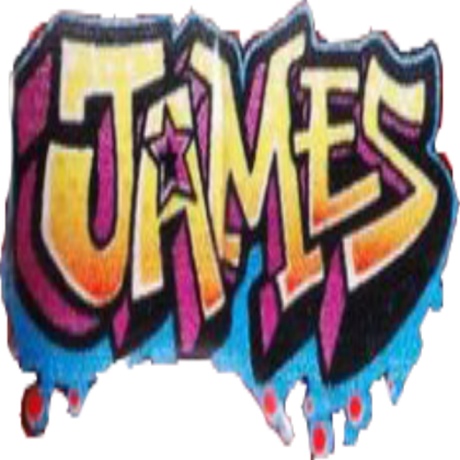 James' Graffiti Nameplate Roblox decal