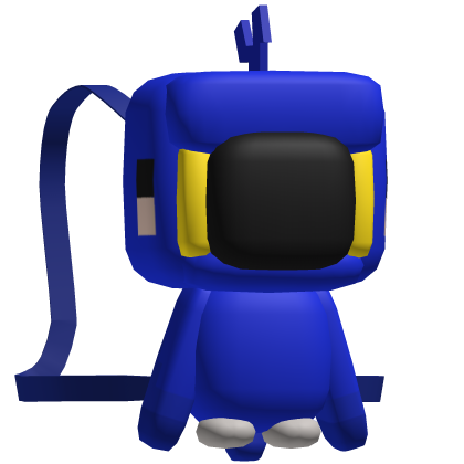 Blue Parrot Pixel Plushie Backpack [3.0]