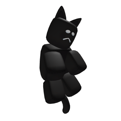 Classic Cat Back Plush - Black
