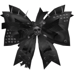 Y2K Cyber Goth Bow