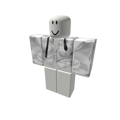 Messy White Business Shirt
