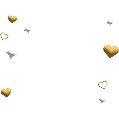 Cute Christmas Heart Sparkle Aura Confetti