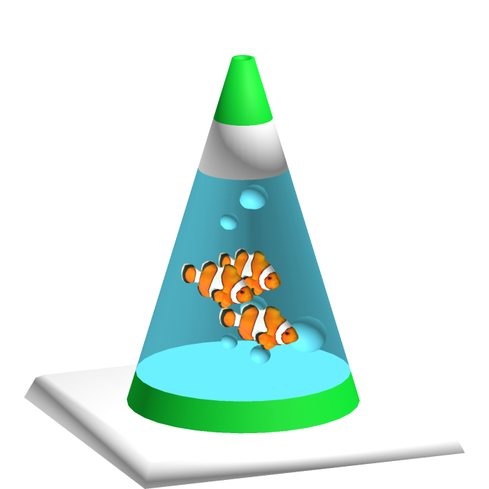 Fish Traffic Cone (Frutiger Aero)