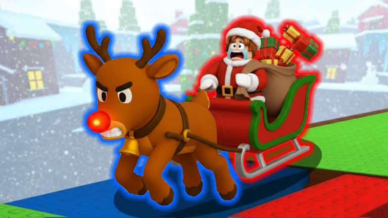 🎁 Santa and Rudolph [2 PLAYER OBBY] screenshot 1