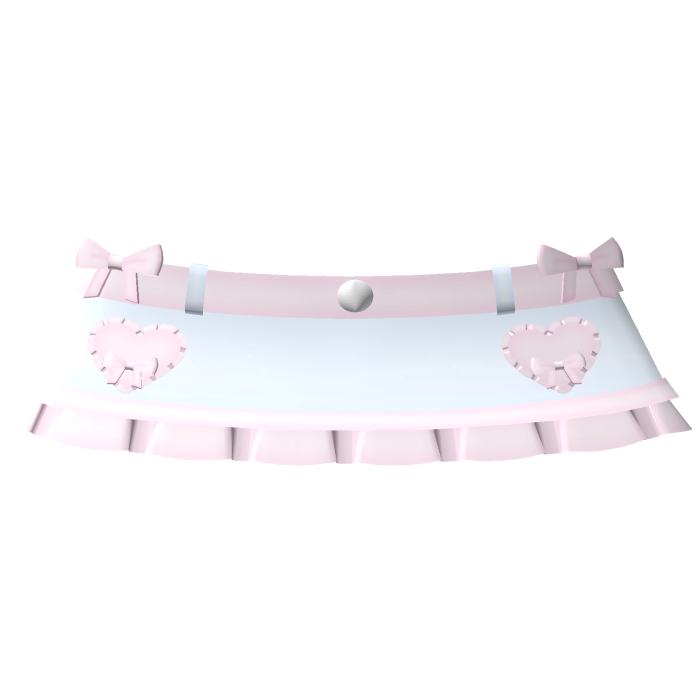 . ‿♡ soft denim skirt in pink
