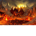 Dragon land of fire