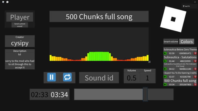 Sound player screenshot 2
