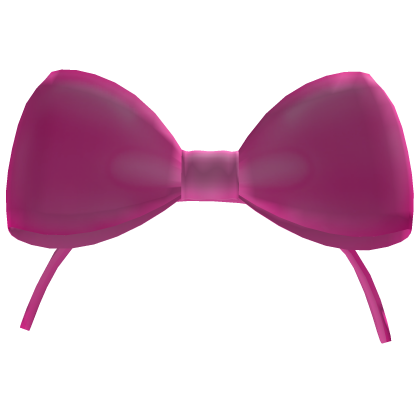 ♡ ꒰ cute tweencore hot pink ribbon headband Roblox item