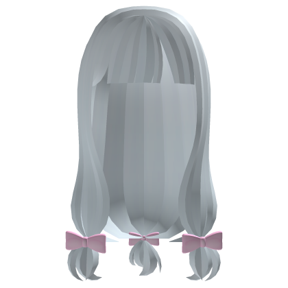 ꒰: ♡ Cozy long tied up kawaii hair blue thumbnail