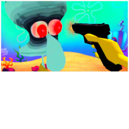 spongebob gun testing