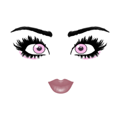 Baby pink makeup Roblox decal