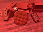 The red lego bricks