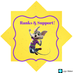 Chuck E Cheese (Rank and support center!)
